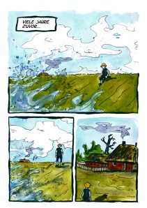 Schimmelreiter Comic- der junge Hauke Haien