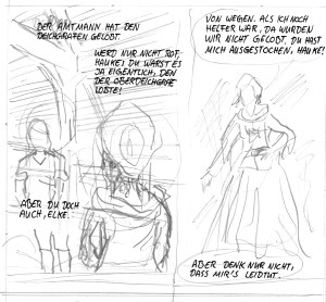 Vorzeichnung-Schimmel