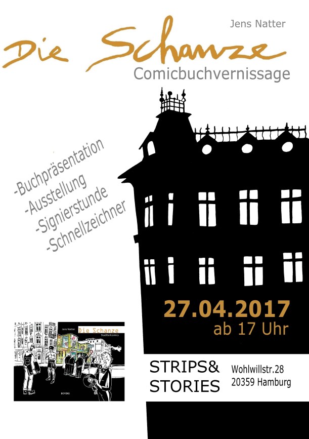 Plakat Schanze Strips&amp;Stories