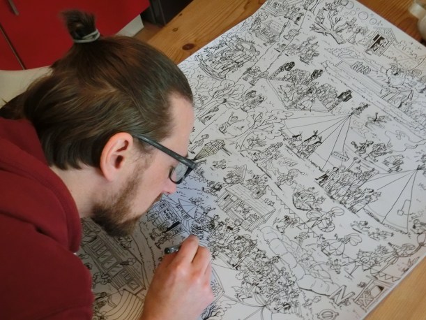 AtWorkWimmelbild-Norden Festival